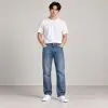 Mid Blue HAE D01 Men's Straight Denim