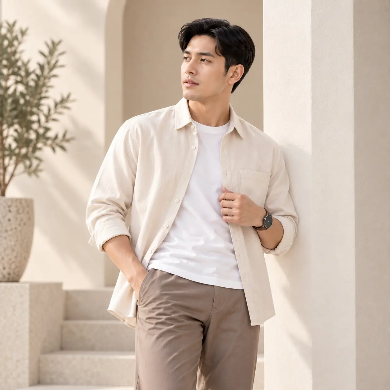 HAE D01 Men's Straight Denim