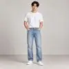 Washed Blue HAE D01 Men's Straight Denim